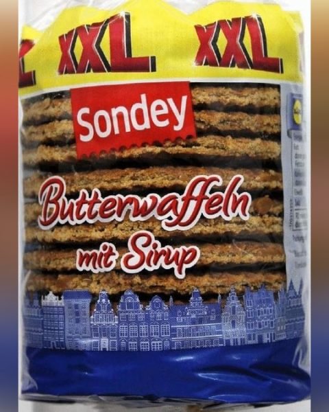 XXL Sondey Butterwaffeln mit Sirup