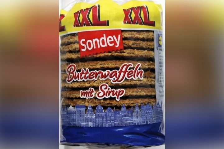 XXL Sondey Butterwaffeln mit Sirup