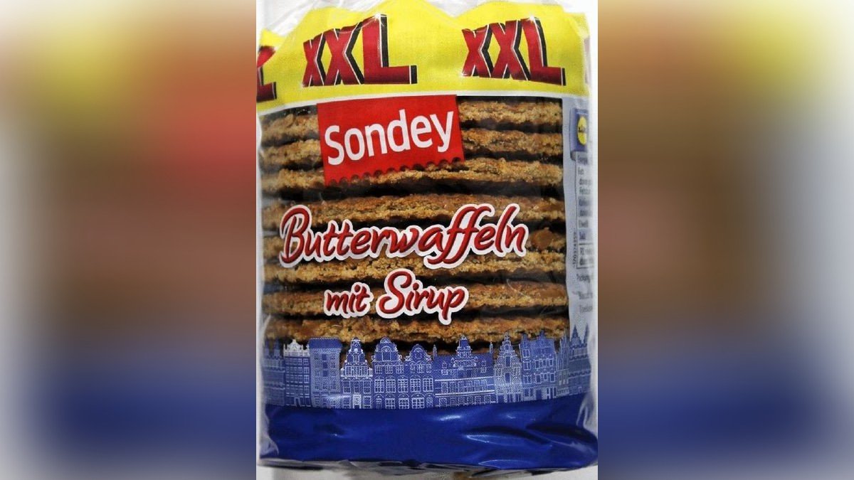 XXL Sondey Butterwaffeln mit Sirup
