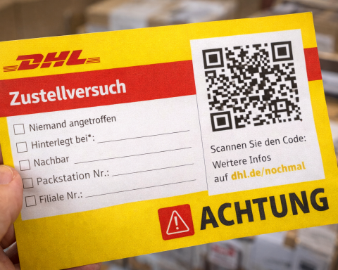 Извещение DHL