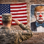 Трамп и солдат