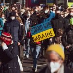 Акція проти війни в Україні